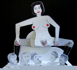 erotic dancing paper doll